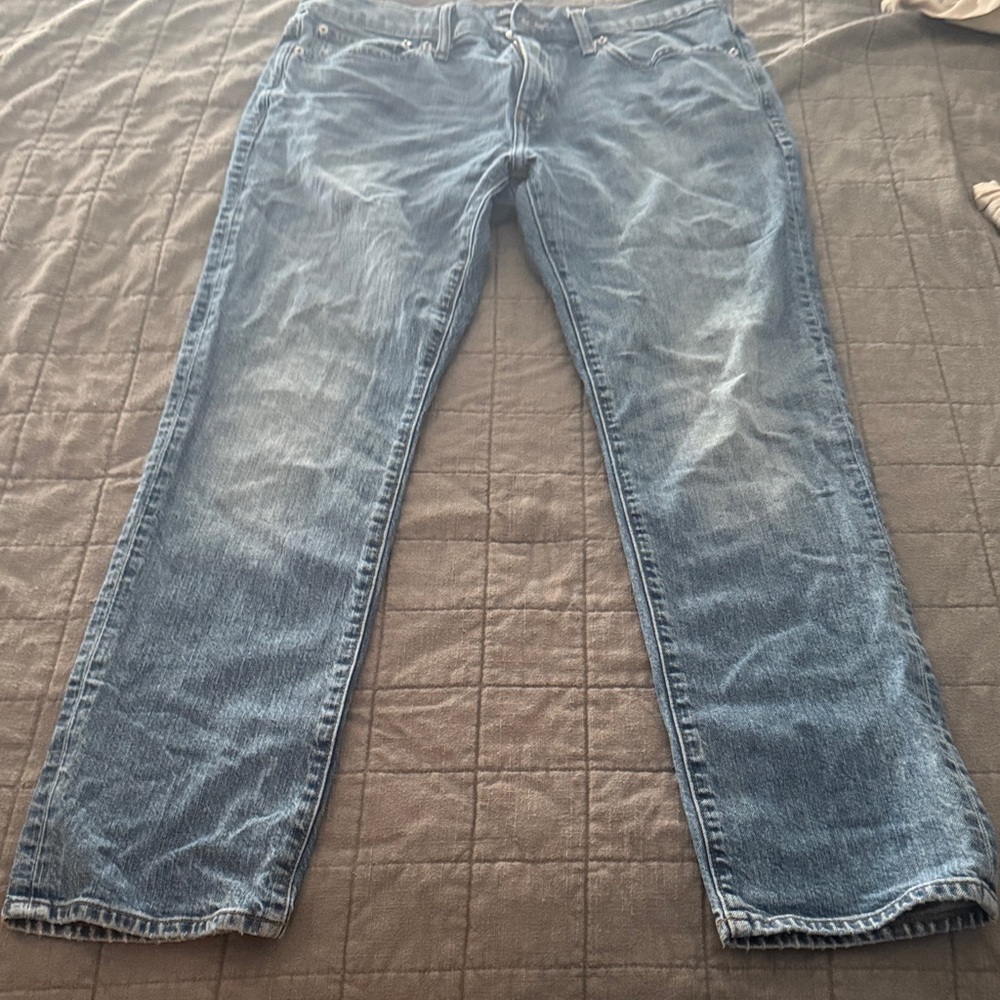 J. Crew Men's Straight Blue Jeans